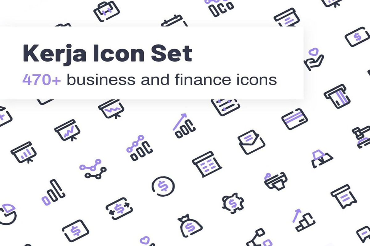 Kerja Business & Finance, an Outline Icon by Lumina_ui_ux202 (Photo 1 of 6)