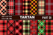 Seamless Tartan Pattern Part-01, a Pattern Graphic by Vectorchoice (Thumbnail 1 of 7)