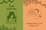 Coffee Break Illustrations, an Object Illustration by Rasgood (Thumbnail 2 of 8)