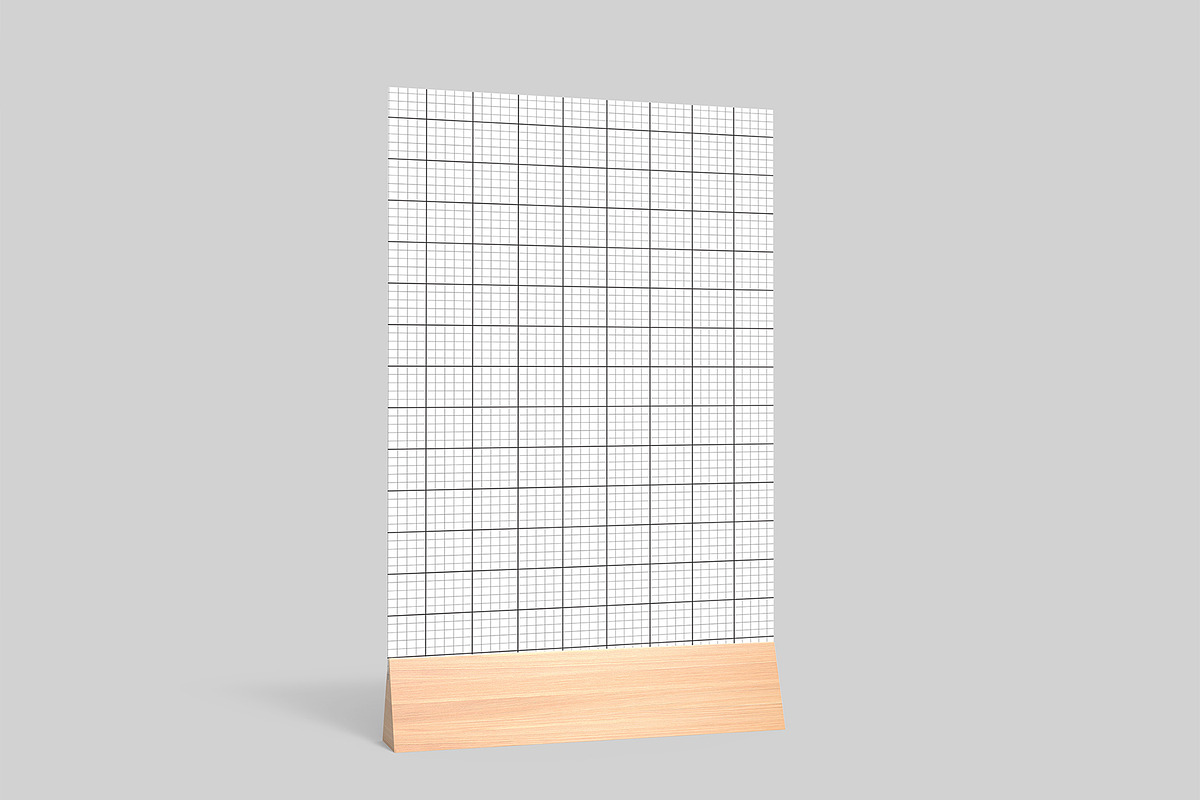 Table Tent Menu Card Mockup, a Product Mockup by graphypix (Photo 3 of 4)