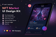 NFT Distro NFT Market UI Design Kit, an UI Kit Template by Lumina_ui_ux202 (Thumbnail 1 of 5)
