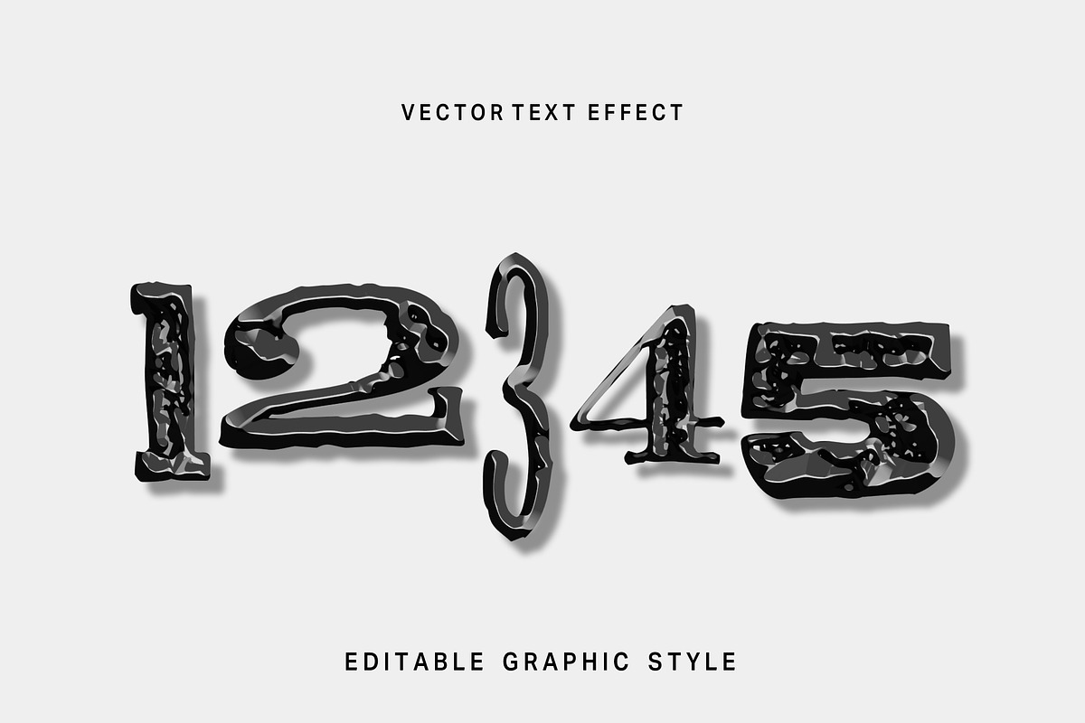 Corroded Metallic Strong Text Effect preview 2