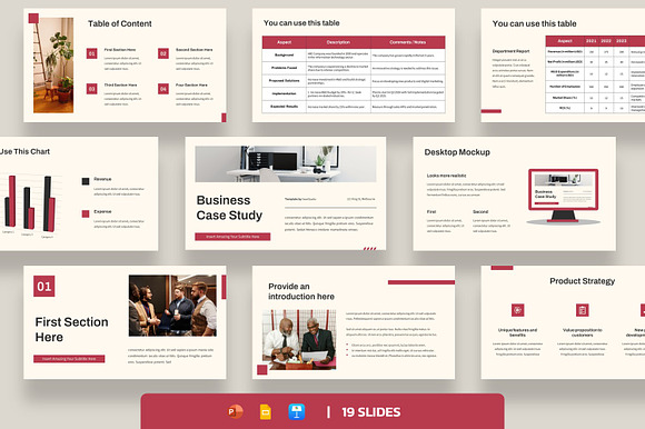 Business Case Study Presentation preview 7