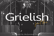 Grielish Font Duo, a Script Font by Slex Studio (Thumbnail 1 of 12)