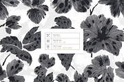 Mono Chic Abstract Floral Pattern, a Pattern Graphic by TSTUDIO (Thumbnail 4 of 14)