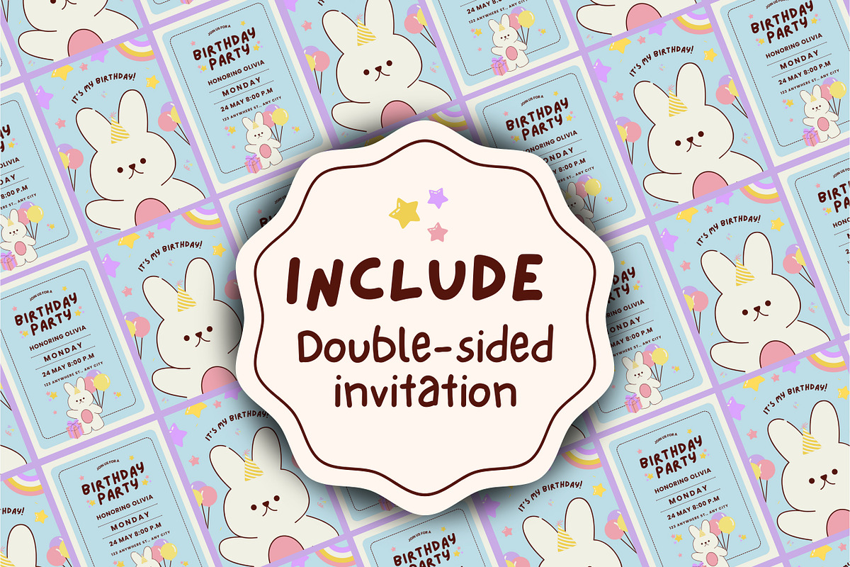 Birthday Celebration Canva Template, a Design Template by TemplateCastleStore (Photo 4 of 5)