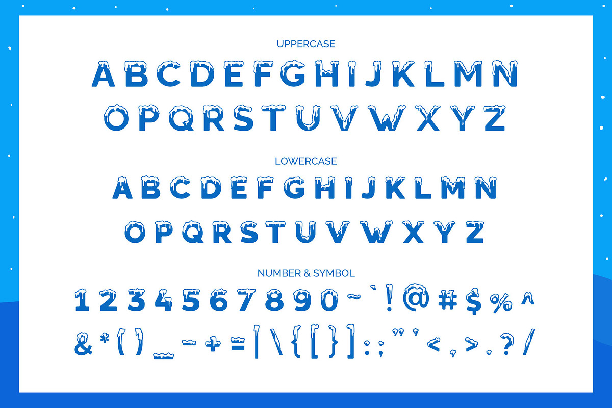 Estave - Winter display font preview 3