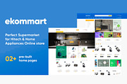 LEO EKOMMART SUPERMARKET HITECH & HO, a Bootstrap Template by LeoTheme (Thumbnail 1 of 11)