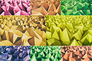 16 Low-Poly Retro Backgrounds, a Texture Graphic by Lukino (Thumbnail 4 of 4)