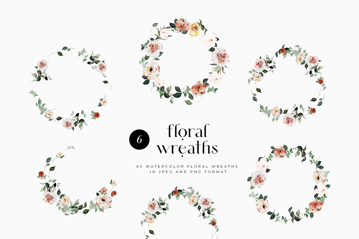 Floral Collection Summer Autumn Fall, an Illustration by WalaPalette (Photo 5 of 7)