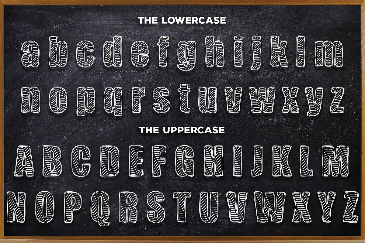 Zebra BBoard - Decorative Font preview 4