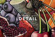Fruits and Flowers Pack, an Illustration by Rafael (Thumbnail 4 of 6)