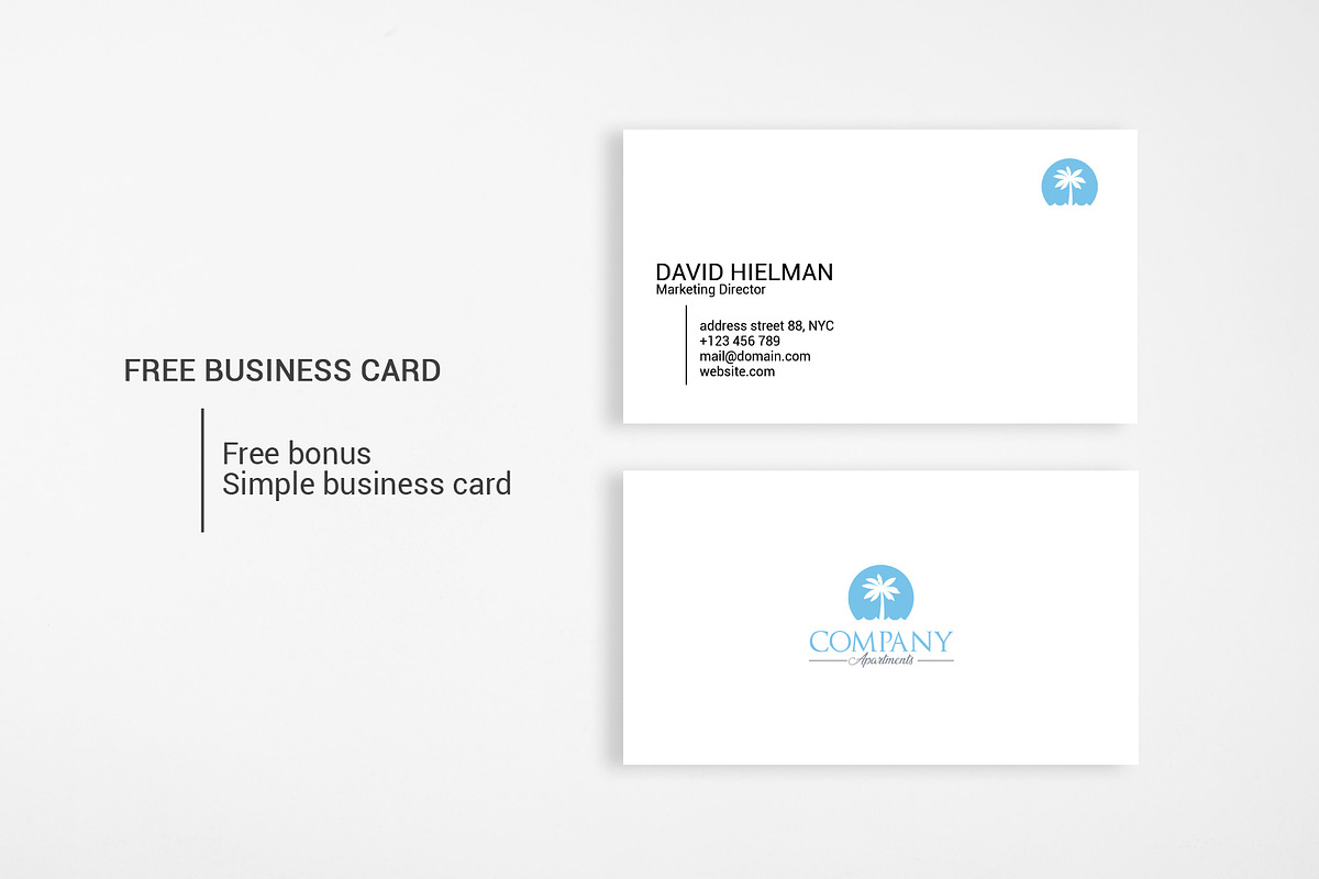 Beach resort logo design, a Branding & Logo Template by Medianeka (Photo 4 of 4)