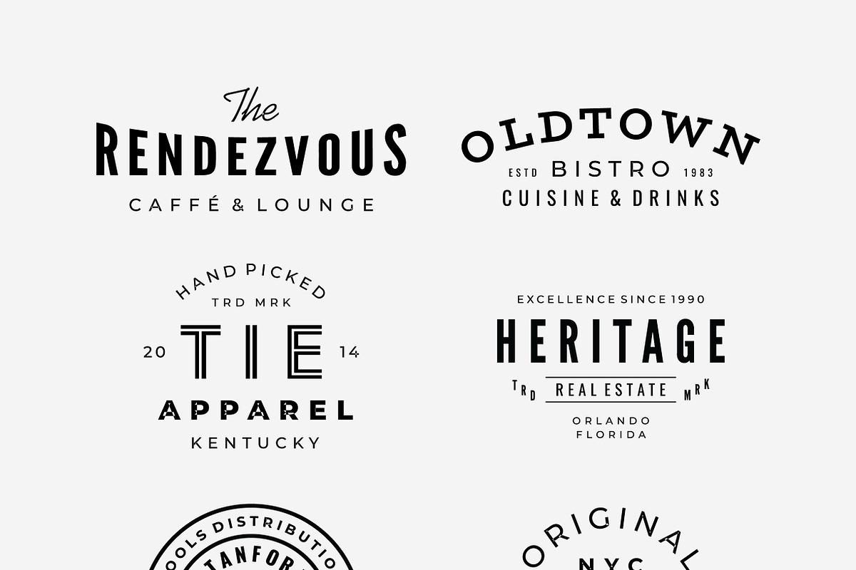 vintage logo, badge, insignia, label, a Branding & Logo Template by Brainware Graphic (Photo 10 of 14)