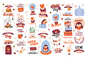 Valentines day cads PART 1, an Animal Illustration by Ruslana Lubenets (Thumbnail 5 of 7)