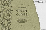 Spring Olive Handmade Paper Set, a Background Graphic by Liquid Amethyst Art (Thumbnail 3 of 6)