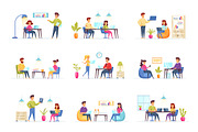 Flat Concepts Illustrations, a Finance Illustration by alexdndz (Thumbnail 5 of 21)