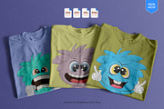 10 cartoon boys. Tshirt, PNG., a Person Illustration by KENO Mascots (Thumbnail 3 of 6)