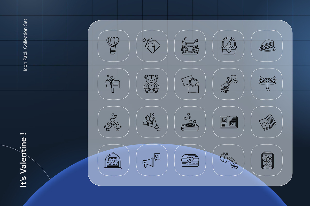 It's Valentine Icon, an Outline Icon by Nathaya Studio (Photo 2 of 2)