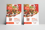 Sale food flyer design template, a Flyer Template by Workhu (Thumbnail 2 of 3)