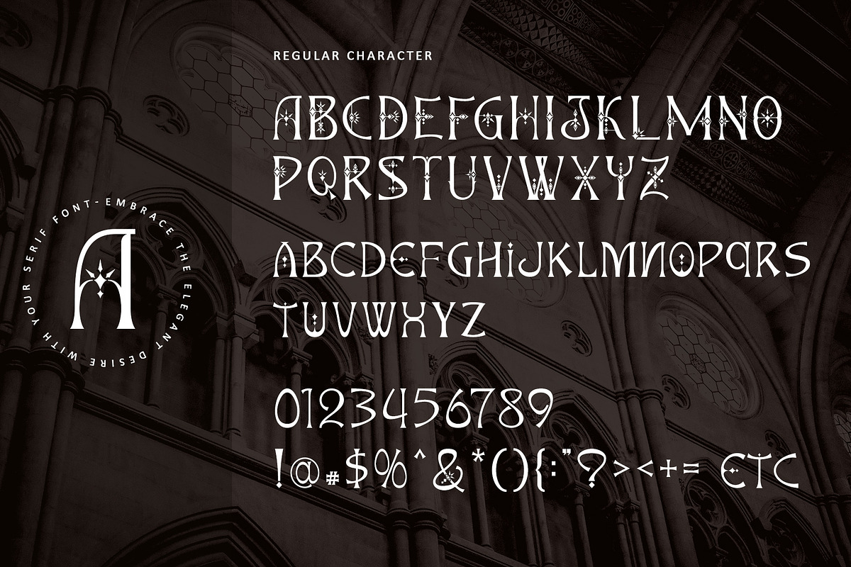 Charming Ornate, a Serif Font by Letterara (Photo 12 of 16)
