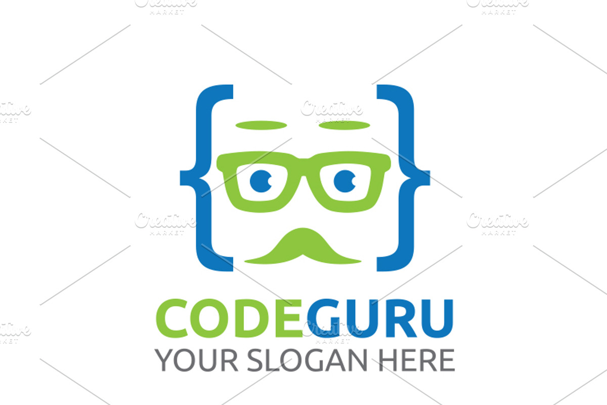 Code Guru Logo Template, a Branding & Logo Template by Zlaws (Photo 4 of 6)