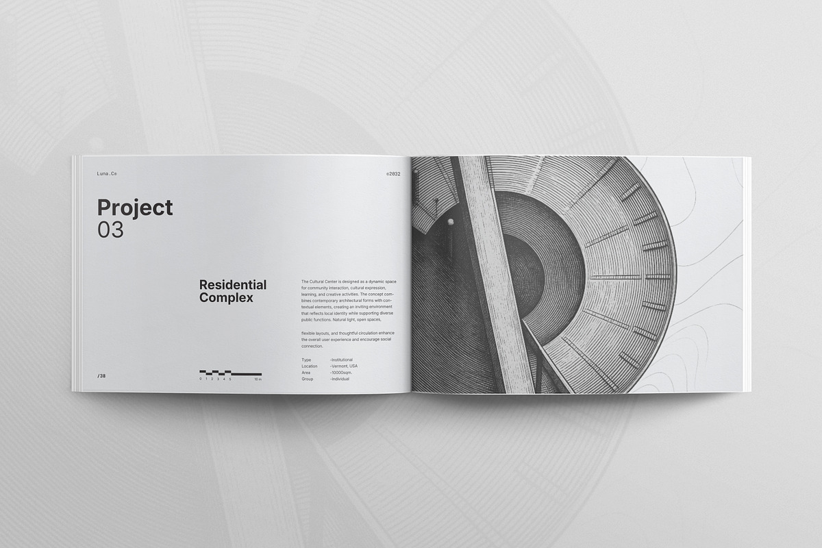 Architecture Portfolio Landscape, a Brochure Template by Studio Monova (Photo 9 of 15)