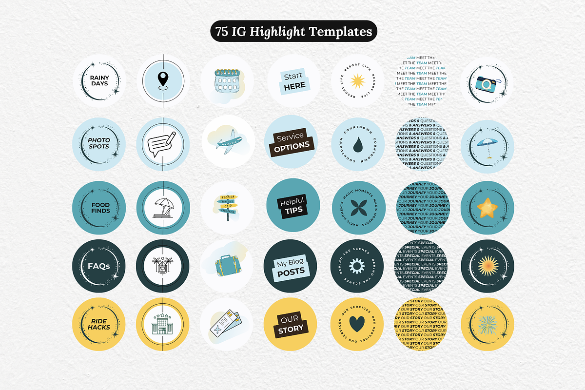Travel Agent Social Media Templates, a Social Media Template by gooddogcreativeco (Photo 5 of 9)