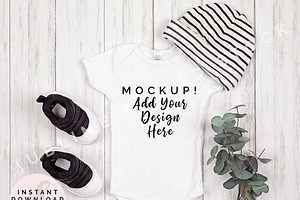 Onesie Mockup Bundle, Boy Bodysuit