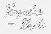 Banday Dashed, a Script Font by Craft Supply Co. (Thumbnail 5 of 8)