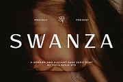 Swanza - Luxury Elegant Sans Serif, a Sans Serif Font by Typia Nesia (Thumbnail 1 of 12)