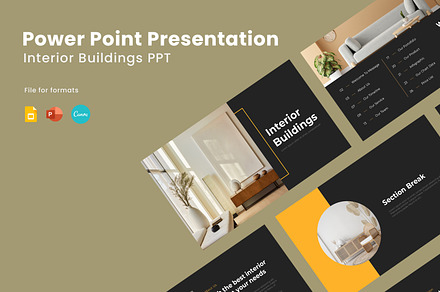 Interior Buildings PPT Template