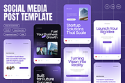 Startup Promotion Instagram Post, a Social Media Template by Annora Studio (Thumbnail 1 of 6)