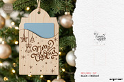 Christmas Card Holders SVG Bundle, a Decorative Illustration by svgocean (Thumbnail 18 of 25)
