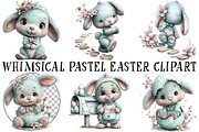 Whimsical Pastel Easter Clipart, an Illustration by OK Design (Thumbnail 2 of 6)