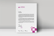 Letterhead, a Stationery Template by artisanHR (Thumbnail 2 of 4)