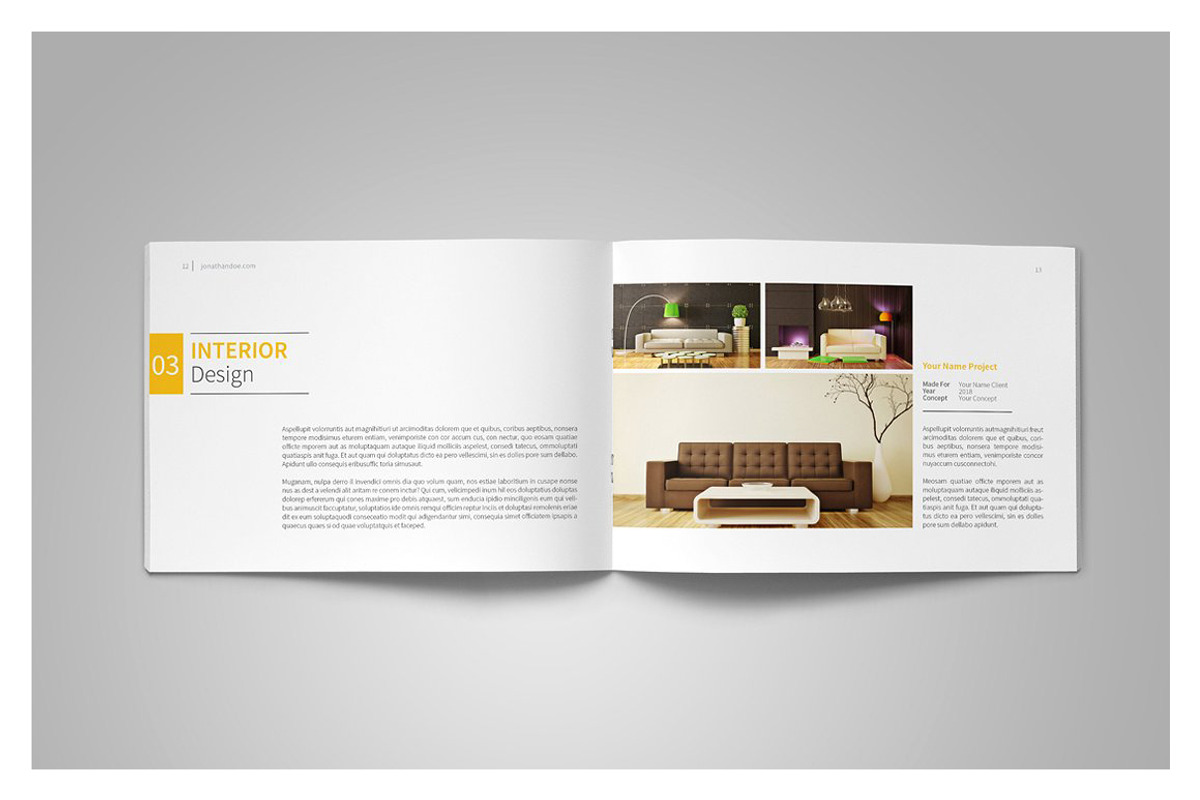 Graphic Design Portfolio Template, a Brochure Template by adekfotografia (Photo 10 of 24)