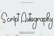 Script Autography, a Sans Serif Font by InermediaSTUDIO (Thumbnail 1 of 8)