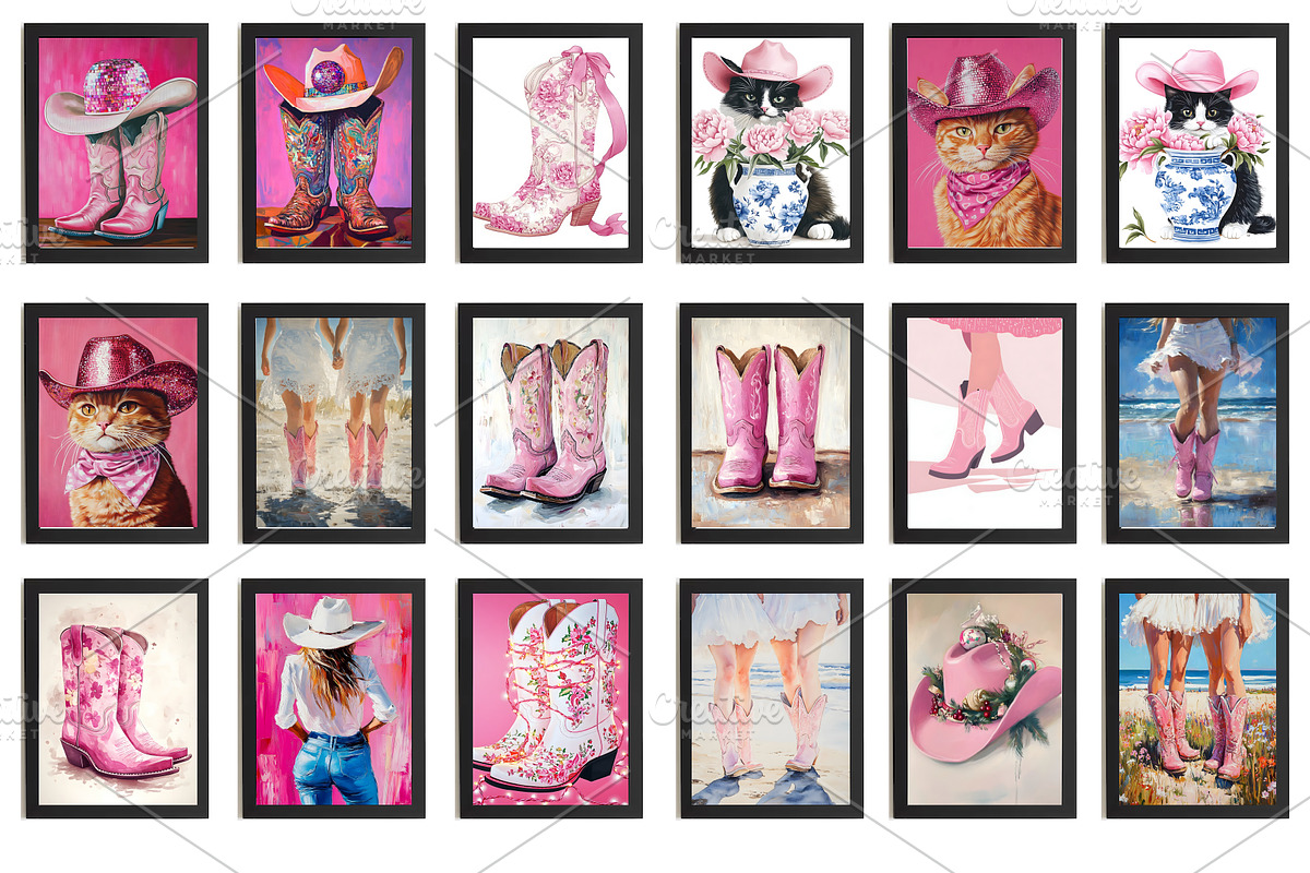 Cowgirl wall prints, Western Posters, a Background Photo by Chipshpow Graphics (Photo 8 of 10)