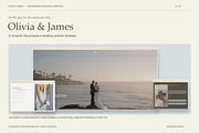 Squarespace Website for Weddings, a Squarespace Template by Layl Atelier (Thumbnail 1 of 8)