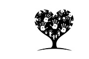 family handprint tree silhouette, an Illustration by Amazin_art (Thumbnail 8 of 29)