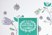 Hand-Drawn Vintage Floral DIY Kit, a Pattern Graphic by Oleg Ribar (Thumbnail 4 of 11)