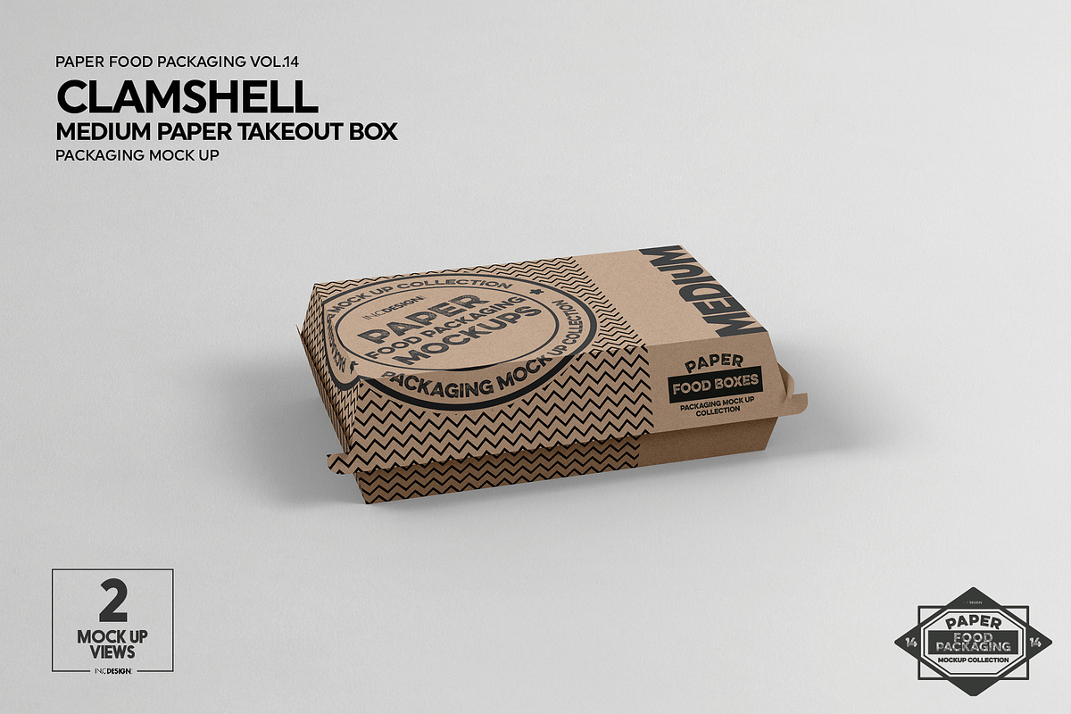 VOL.14 Food Box Packaging Mockups, a Packaging Mockup by INCDesign (Photo 8 of 25)