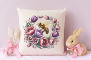 Spring bees clipart, an Illustration by RobertsArt (Thumbnail 6 of 7)