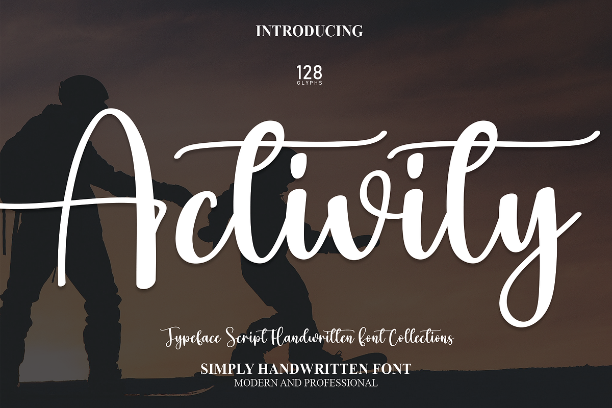 Activity | Script Font, a Script Font by Scratchones (Photo 1 of 8)