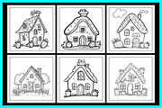 Strawberry House Coloring Book, an Object Illustration by protabsorkar11 (Thumbnail 3 of 7)