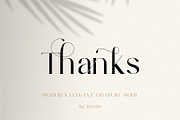 Baginda - Modern Ligature Typeface, a Serif Font by BOOSH Studio (Thumbnail 14 of 14)