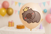 Wombat Clipart Set, an Animal Illustration by Palau (Thumbnail 2 of 10)