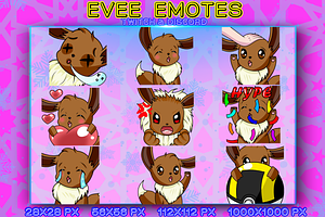 POKEMON EVEE EMOTES