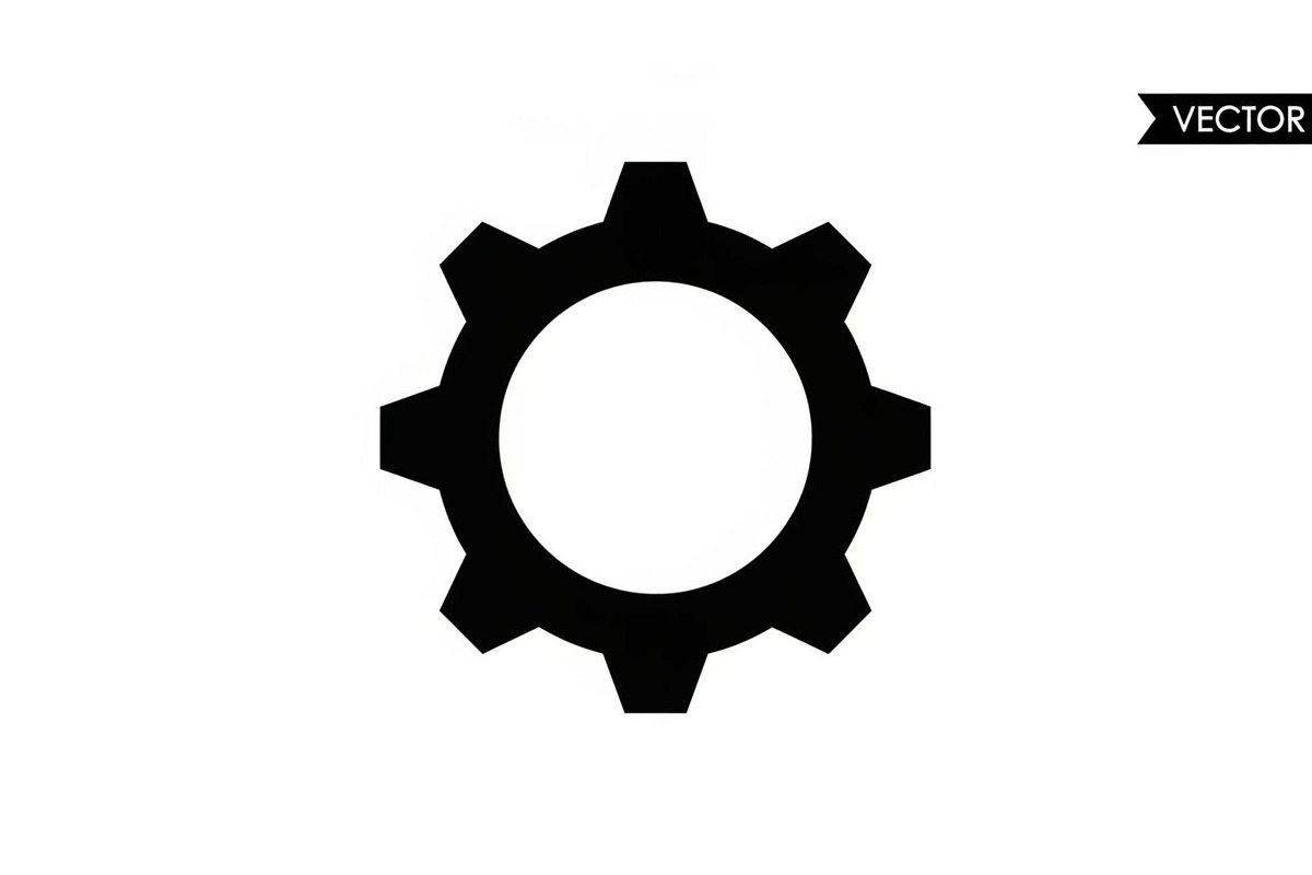 Gear & Cogwheel Silhouette Vector Bu, an Illustration by jahid234 (Photo 51 of 51)